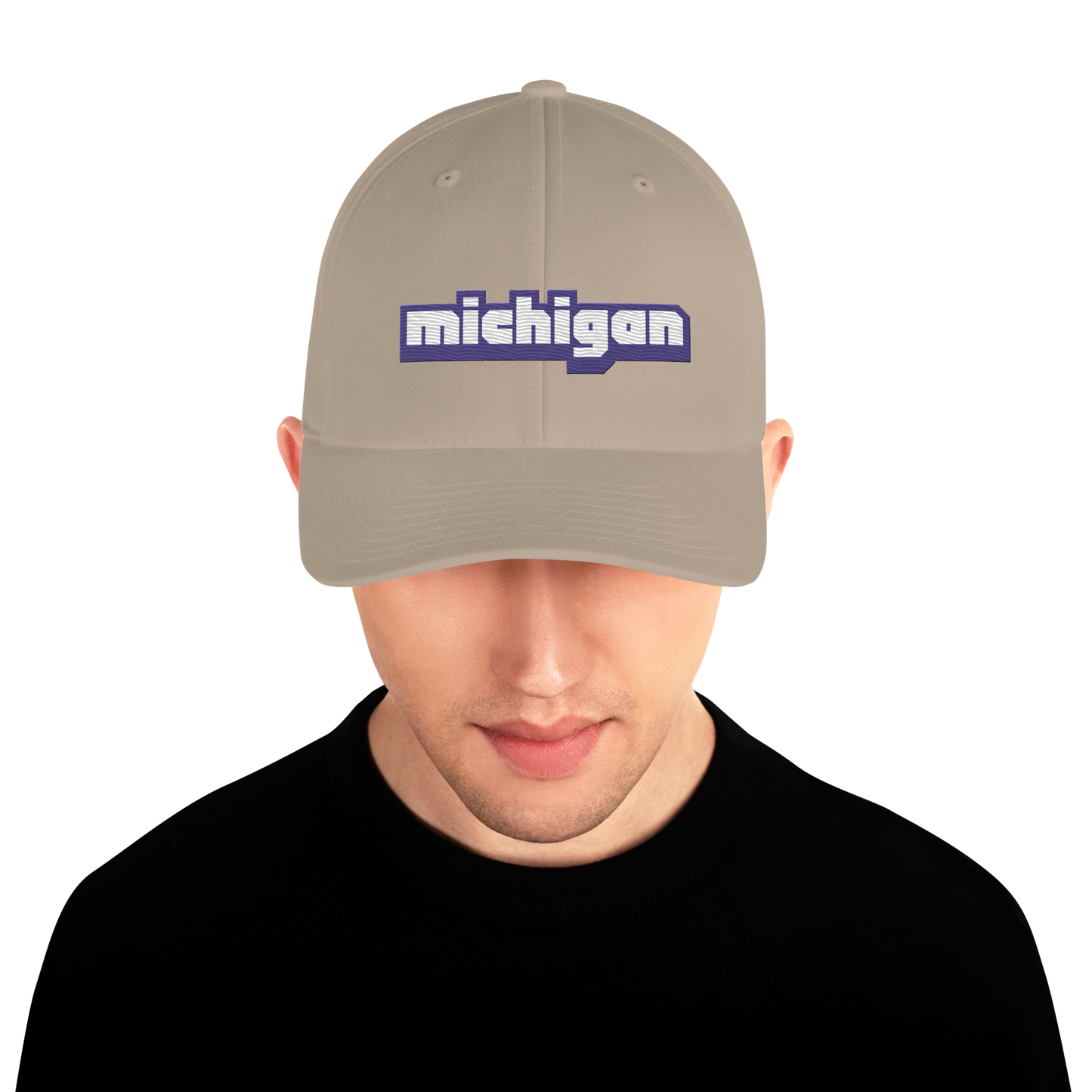 'Michigan' Fitted Baseball Cap | Livestreaming Parody