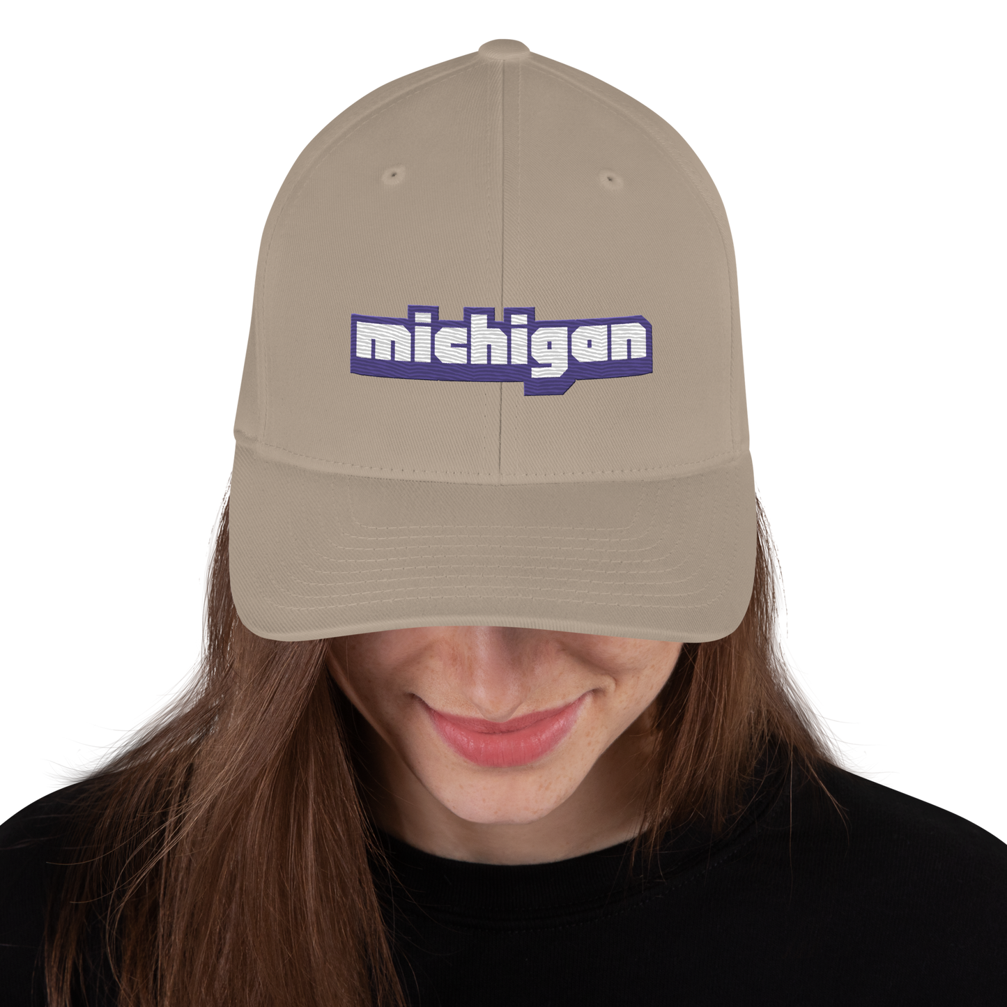 'Michigan' Fitted Baseball Cap | Livestreaming Parody