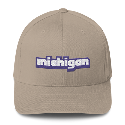 'Michigan' Fitted Baseball Cap | Livestreaming Parody