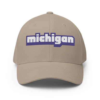 'Michigan' Fitted Baseball Cap | Livestreaming Parody