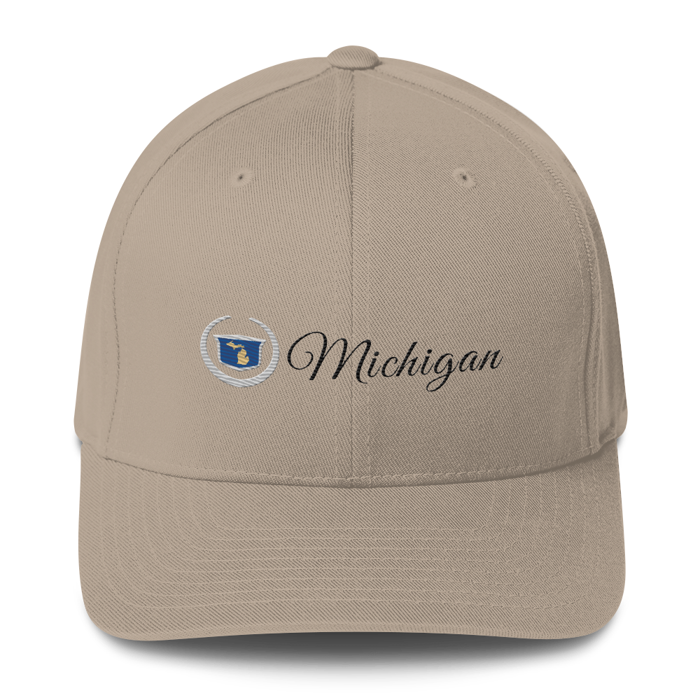 'Michigan' Fitted Baseball Cap | Luxury Auto Parody