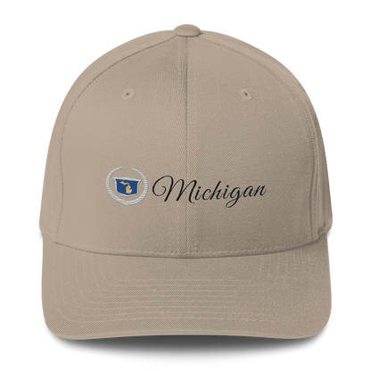 'Michigan' Fitted Baseball Cap | Luxury Auto Parody