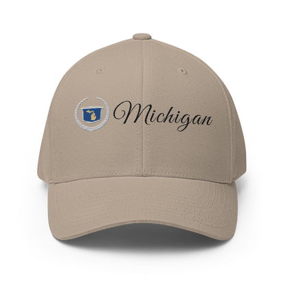 'Michigan' Fitted Baseball Cap | Luxury Auto Parody