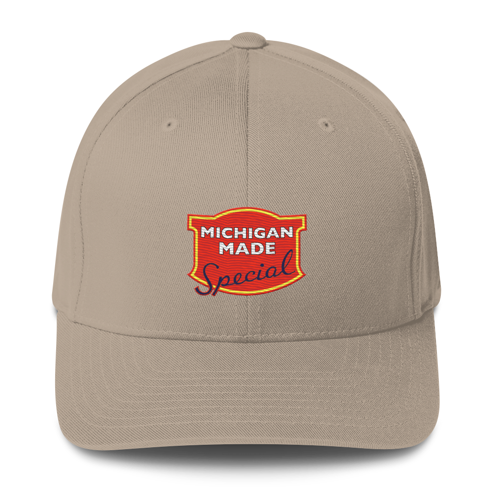 'Michigan' Fitted Baseball Cap | Potato Chip Parody