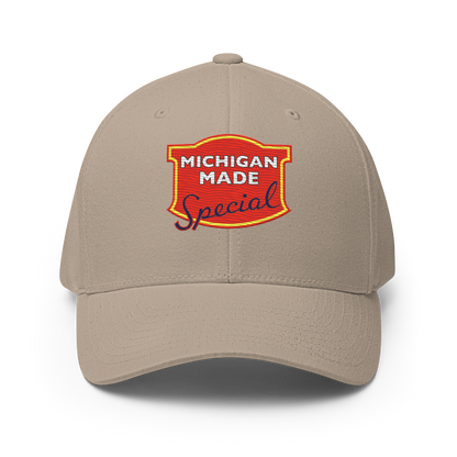 'Michigan' Fitted Baseball Cap | Potato Chip Parody