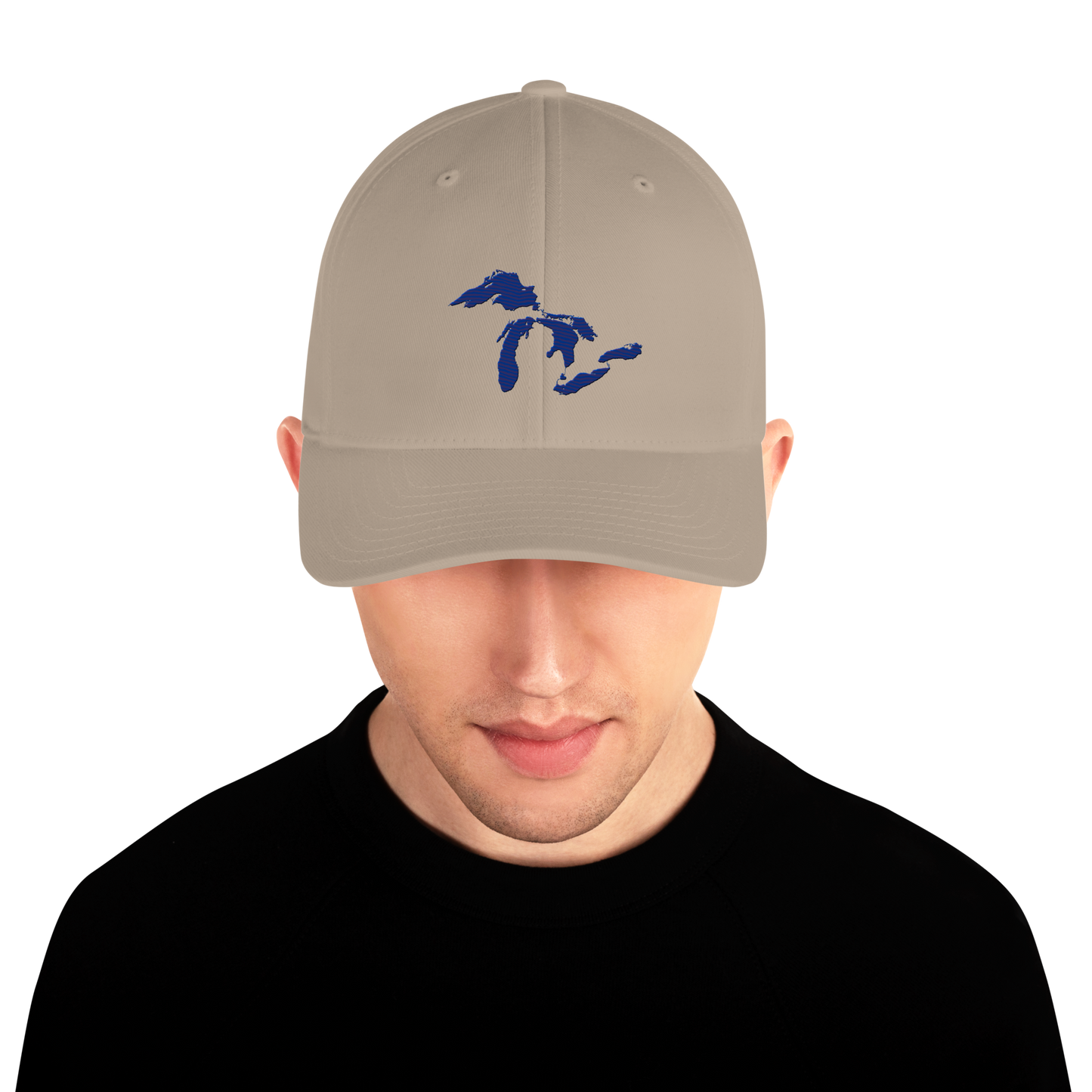 Great Lakes Fitted Baseball Cap | Bourbon Blue