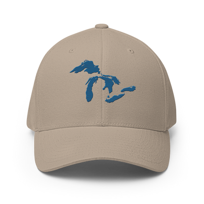 Great Lakes Fitted Baseball Cap | Blueberry