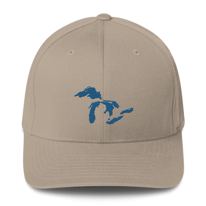 Great Lakes Fitted Baseball Cap | Blueberry