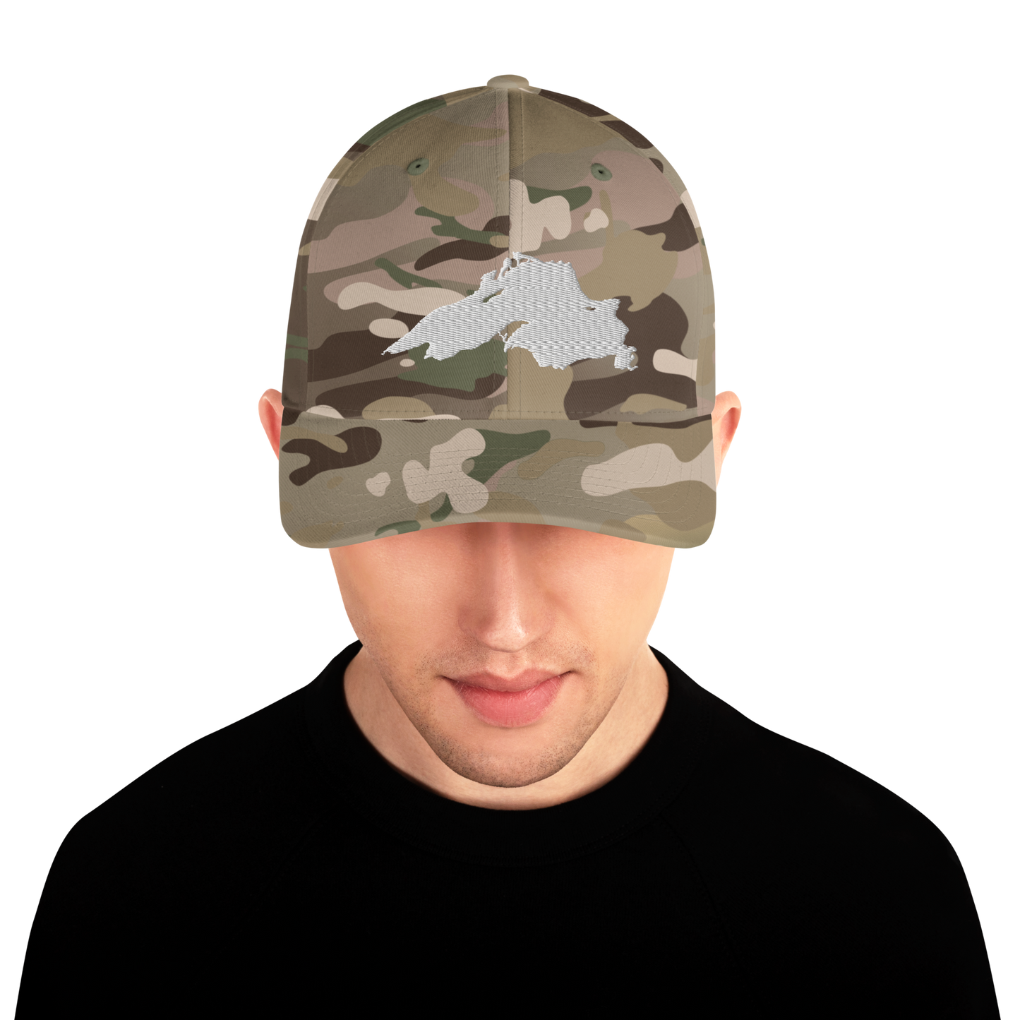 Lake Superior Fitted Camo Cap