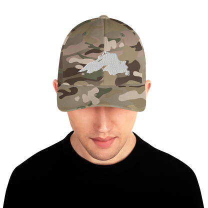 Lake Superior Fitted Camo Cap