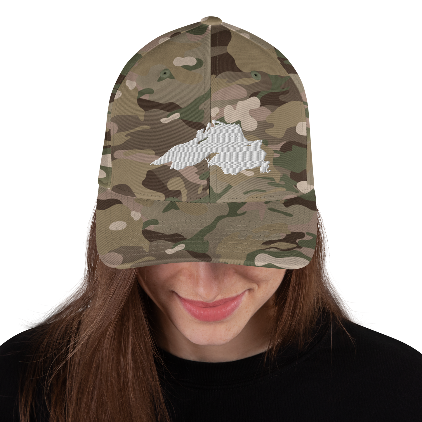 Lake Superior Fitted Camo Cap