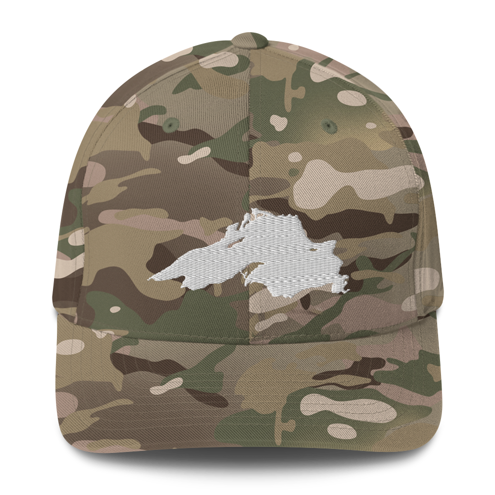 Lake Superior Fitted Camo Cap