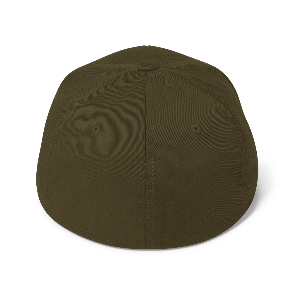 Michigan Fitted Baseball Cap | Petoskey Beige Outline