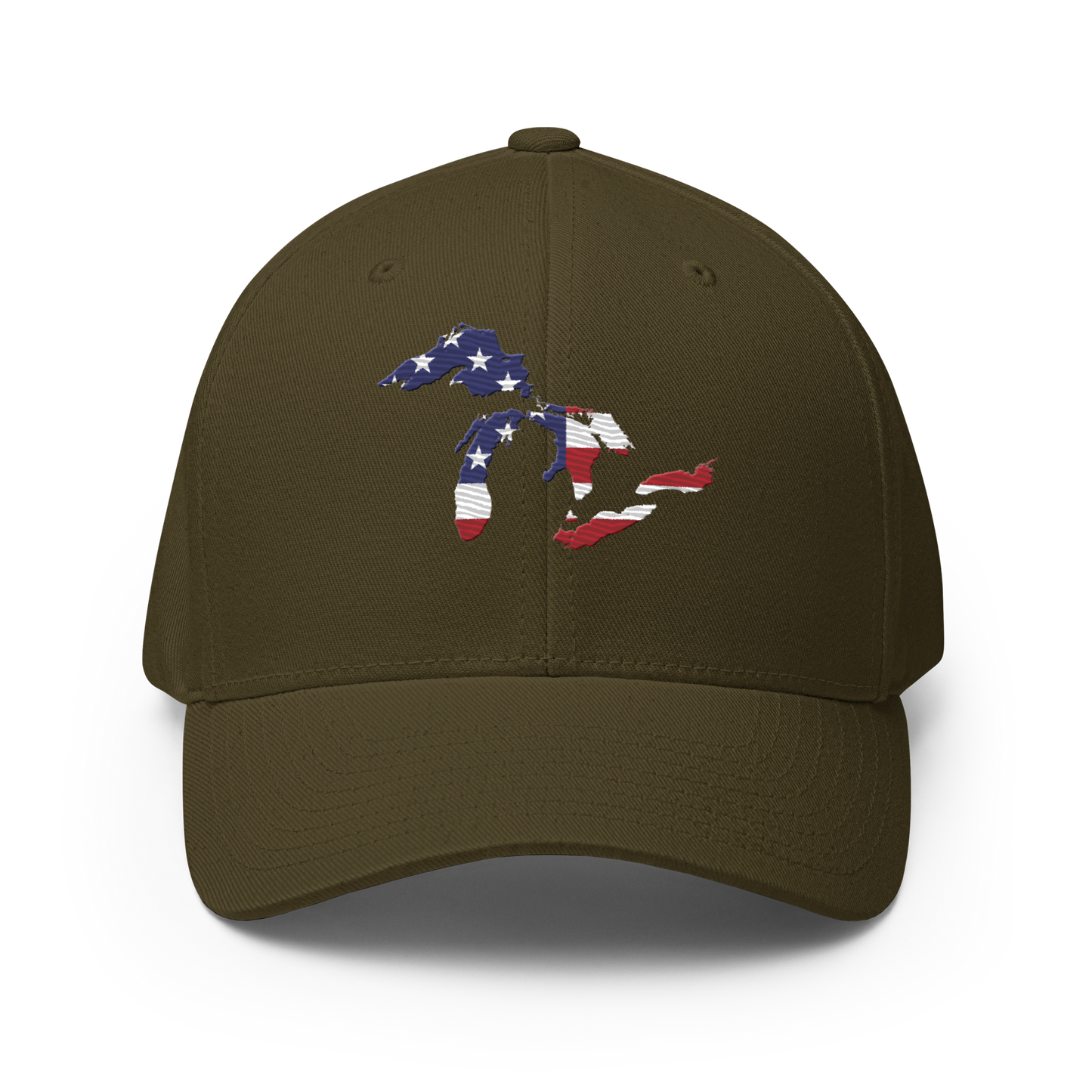 Great Lakes Fitted Baseball Cap (Patriotic Edition)