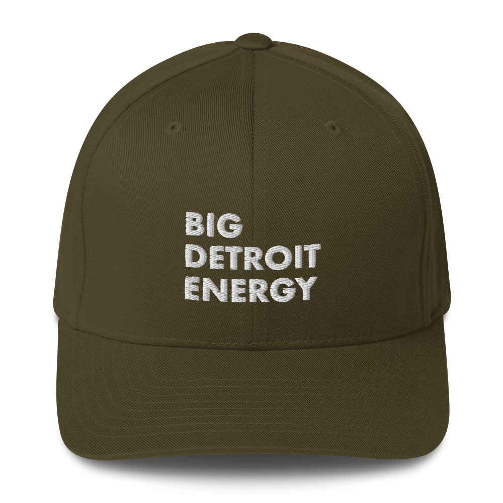 'Big Detroit Energy' Fitted Baseball Cap