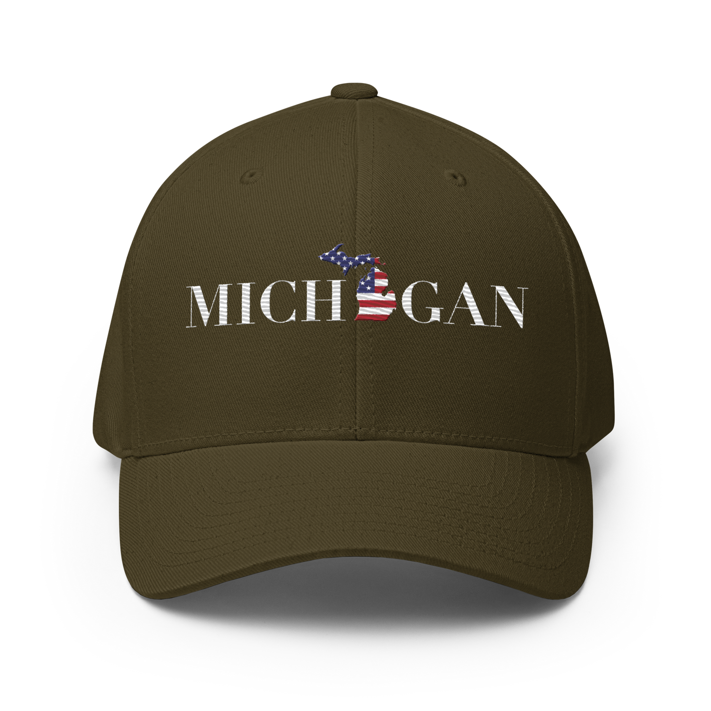 'Michigan' Fitted Baseball Cap (Didone Patriot Edition)