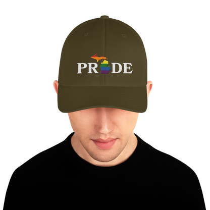 Michigan 'Pride' Fitted Baseball Cap