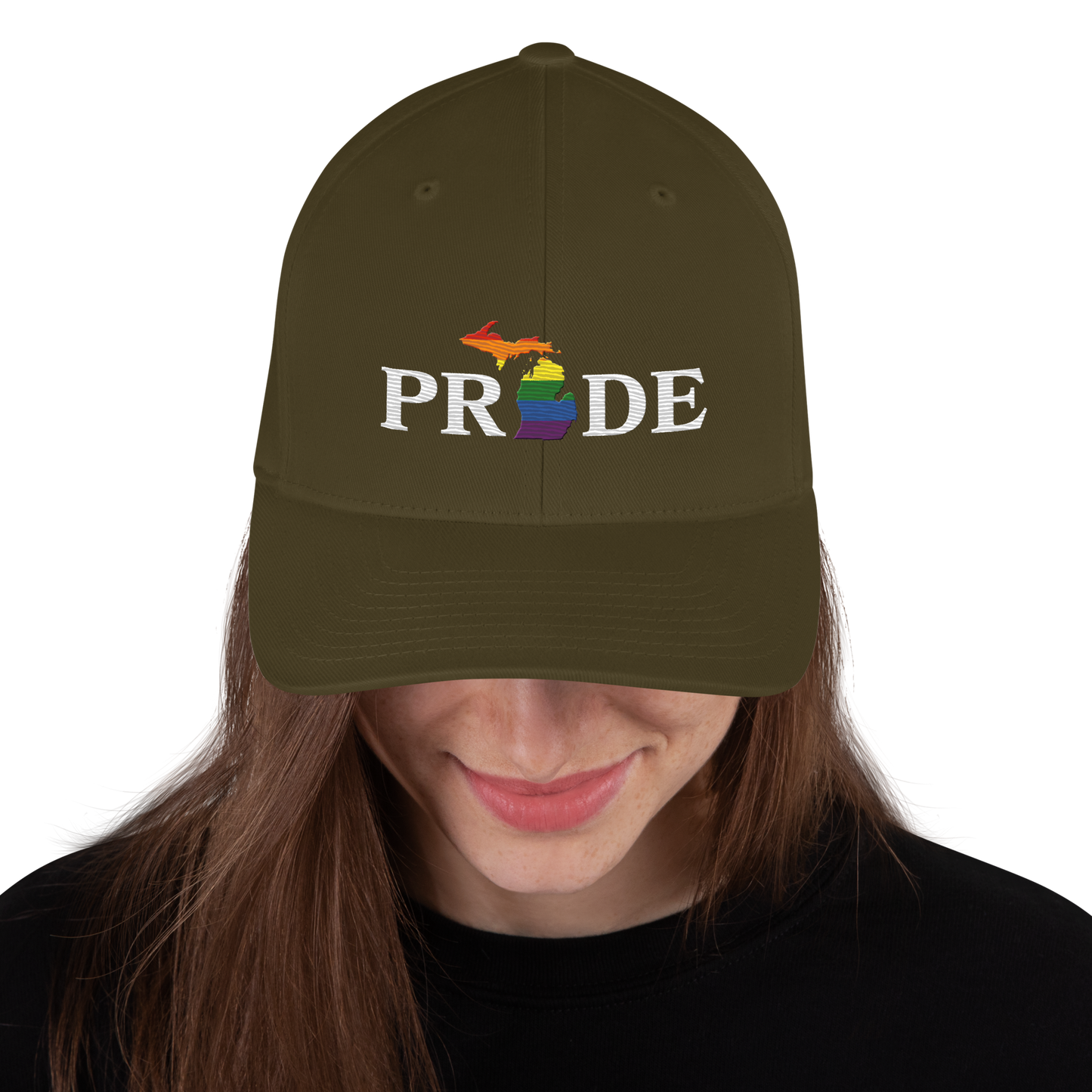 Michigan 'Pride' Fitted Baseball Cap