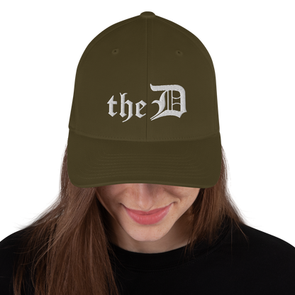 Detroit 'The D' Fitted Baseball Cap