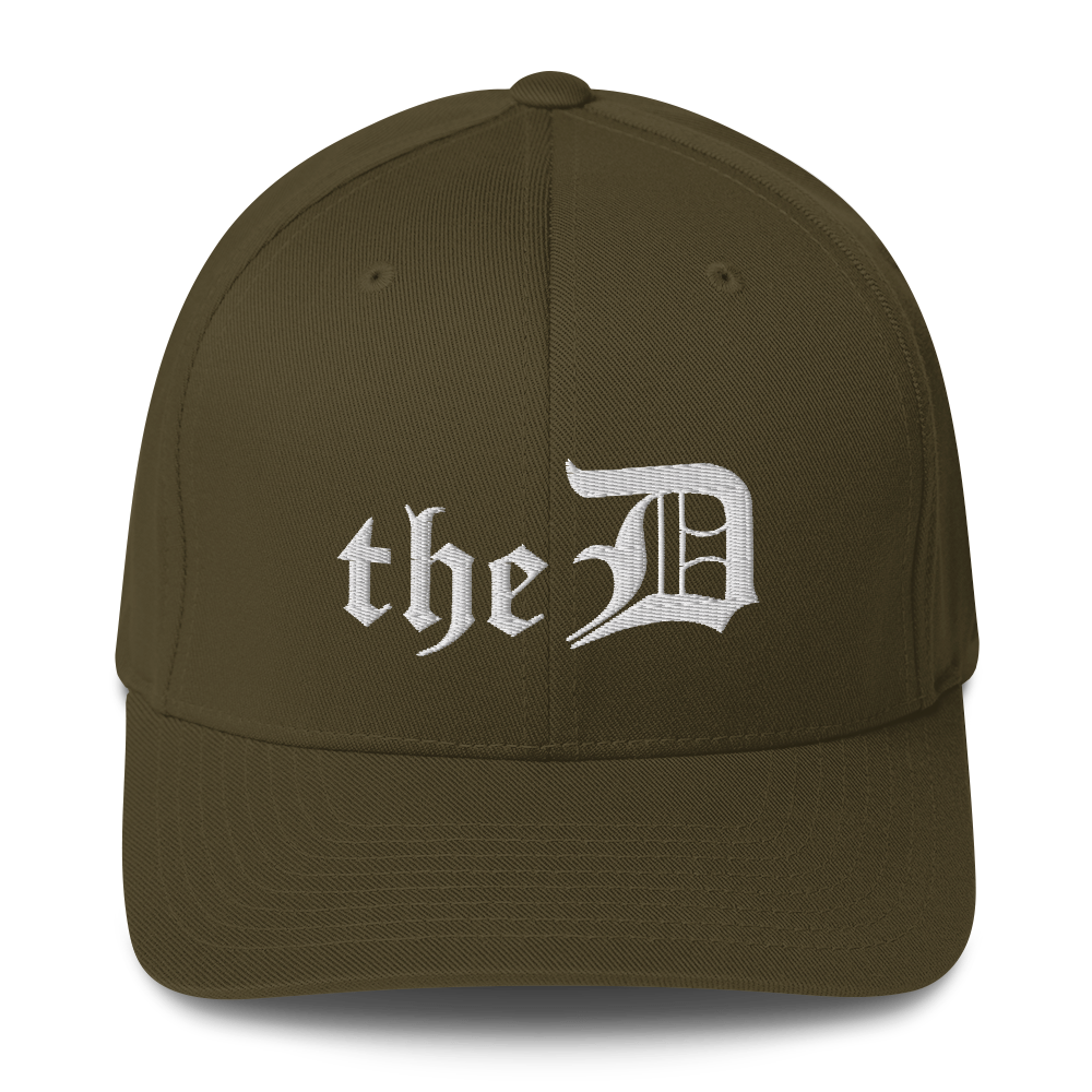 Detroit 'The D' Fitted Baseball Cap