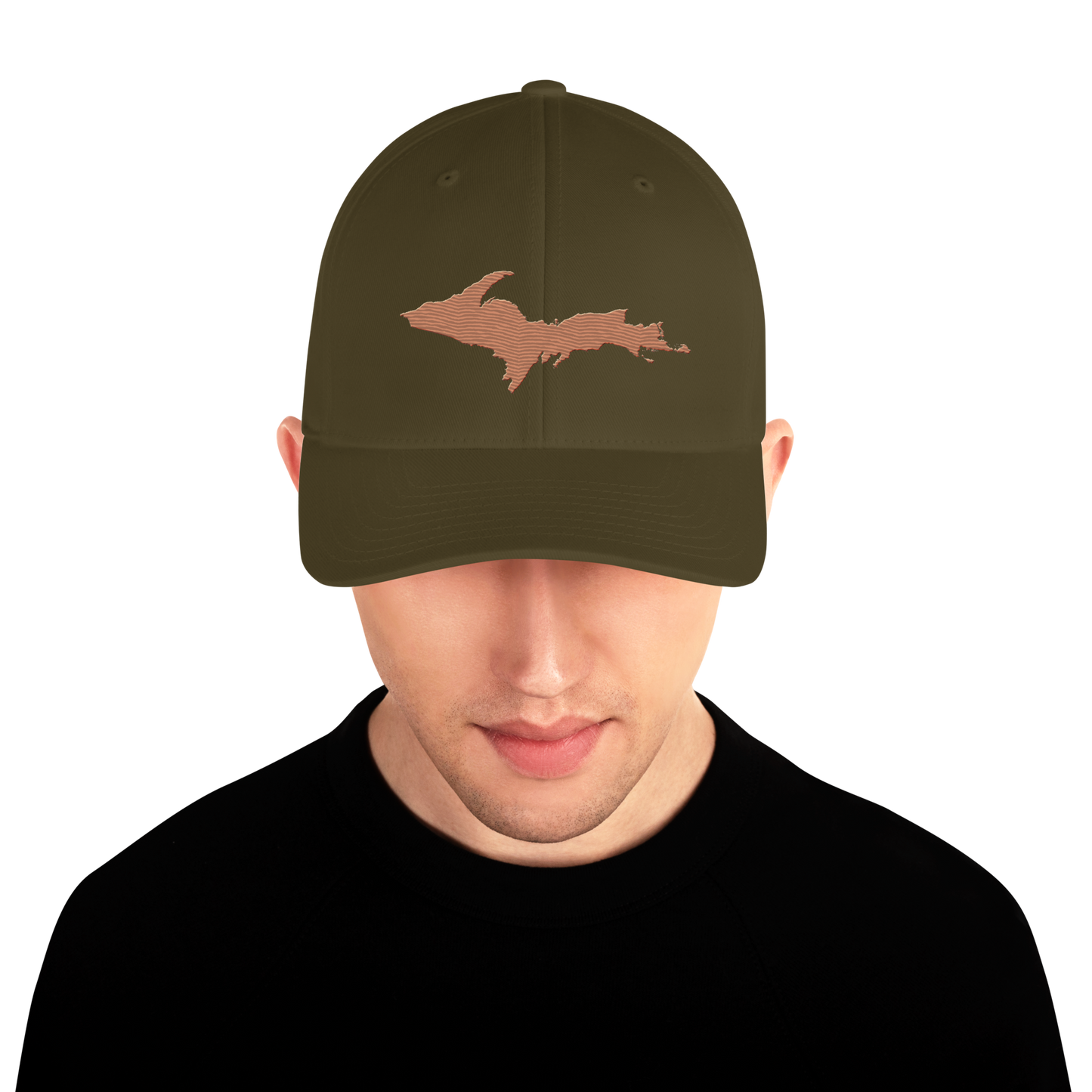 Upper Peninsula Fitted Baseball Cap | Copper