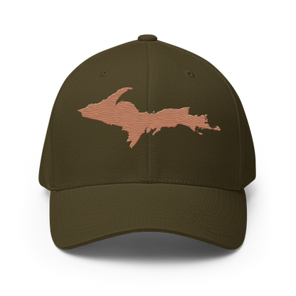 Upper Peninsula Fitted Baseball Cap | Copper