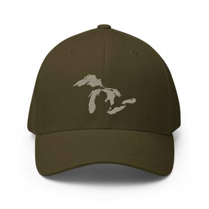 Great Lakes Fitted Baseball Cap | Petoskey Beige