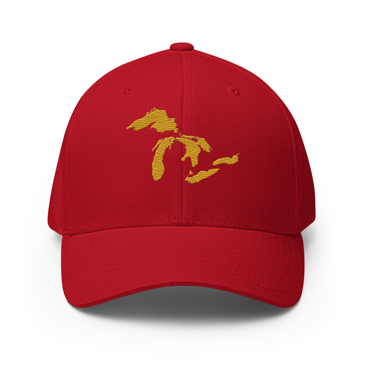 Great Lakes Fitted Baseball Cap (Gold)