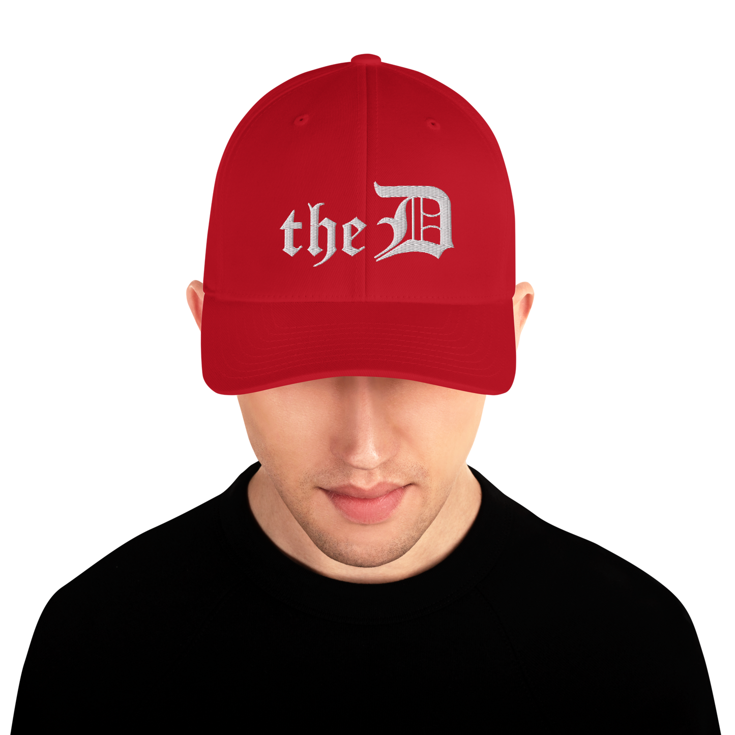 Detroit 'The D' Fitted Baseball Cap