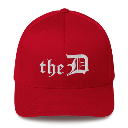 Detroit 'The D' Fitted Baseball Cap