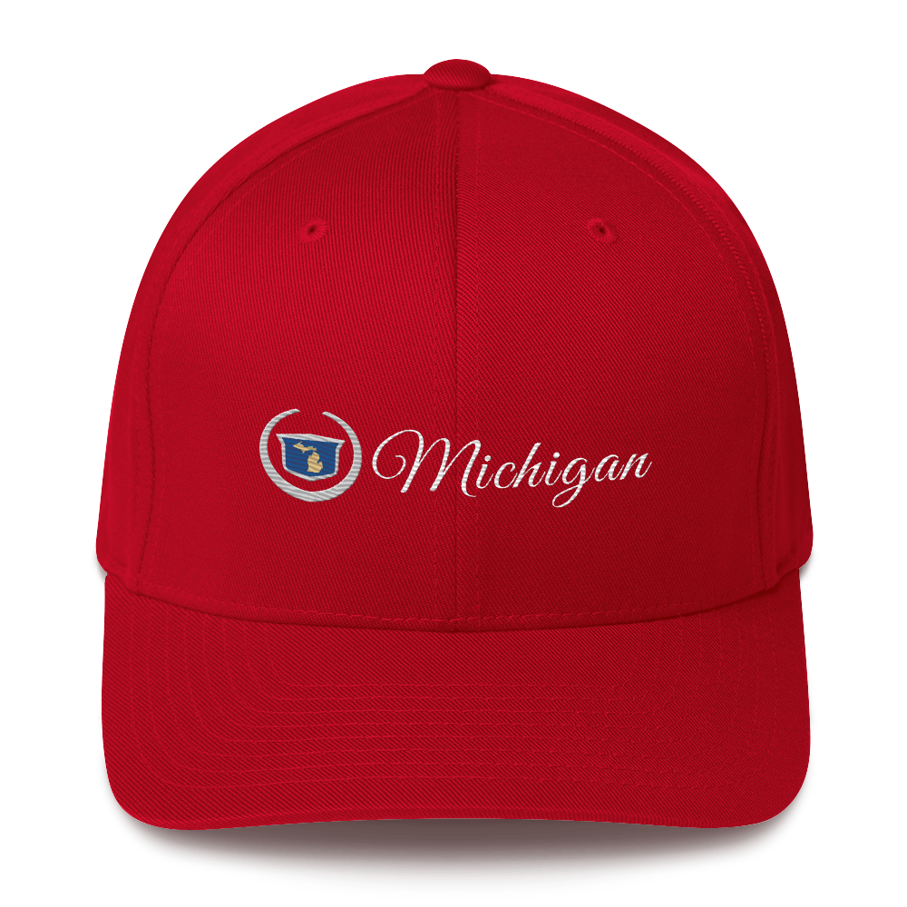 'Michigan' Fitted Baseball Cap | Luxury Auto Parody