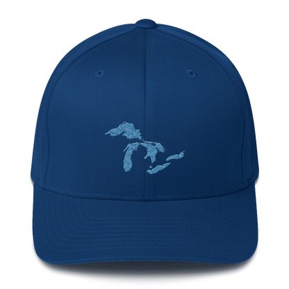 Great Lakes Fitted Baseball Cap (Aquatic Edition)