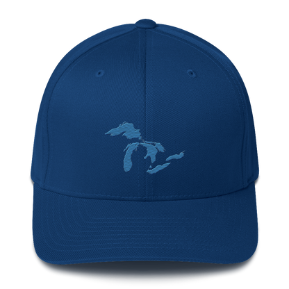 Great Lakes Fitted Baseball Cap (Superior Blue)