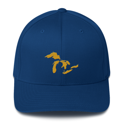 Great Lakes Fitted Baseball Cap (Gold)