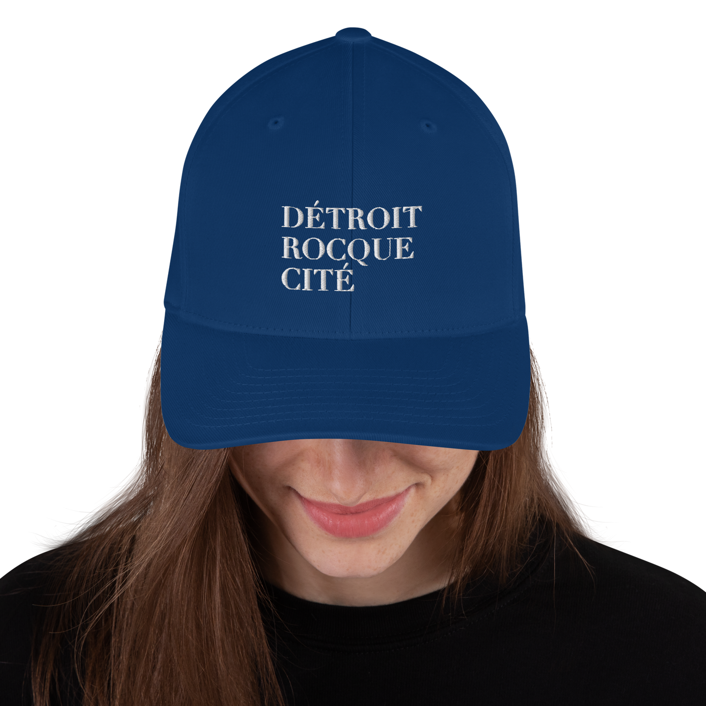 'Détroit Rocque Cité' Fitted Baseball Cap