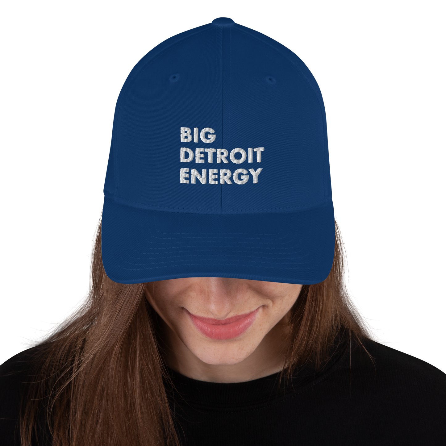 'Big Detroit Energy' Fitted Baseball Cap