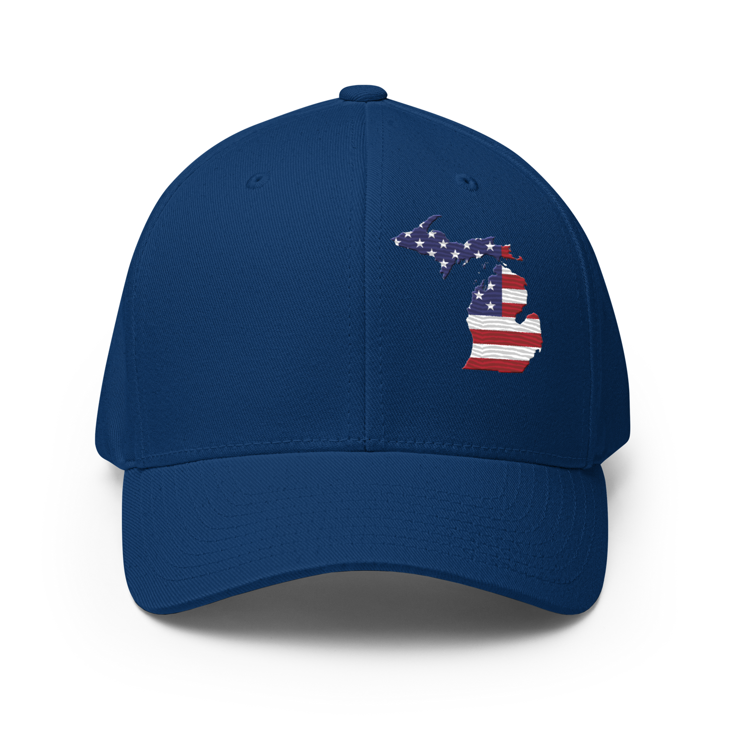 Michigan Fitted Baseball Cap (Patriot Edition)