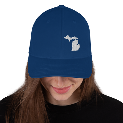 Michigan Fitted Baseball Cap (MI Outline)