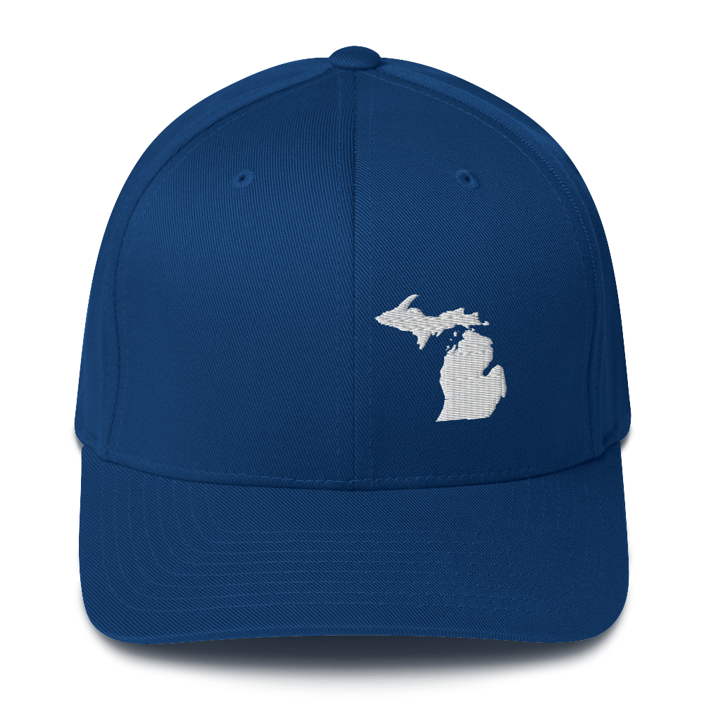 Michigan Fitted Baseball Cap (MI Outline)