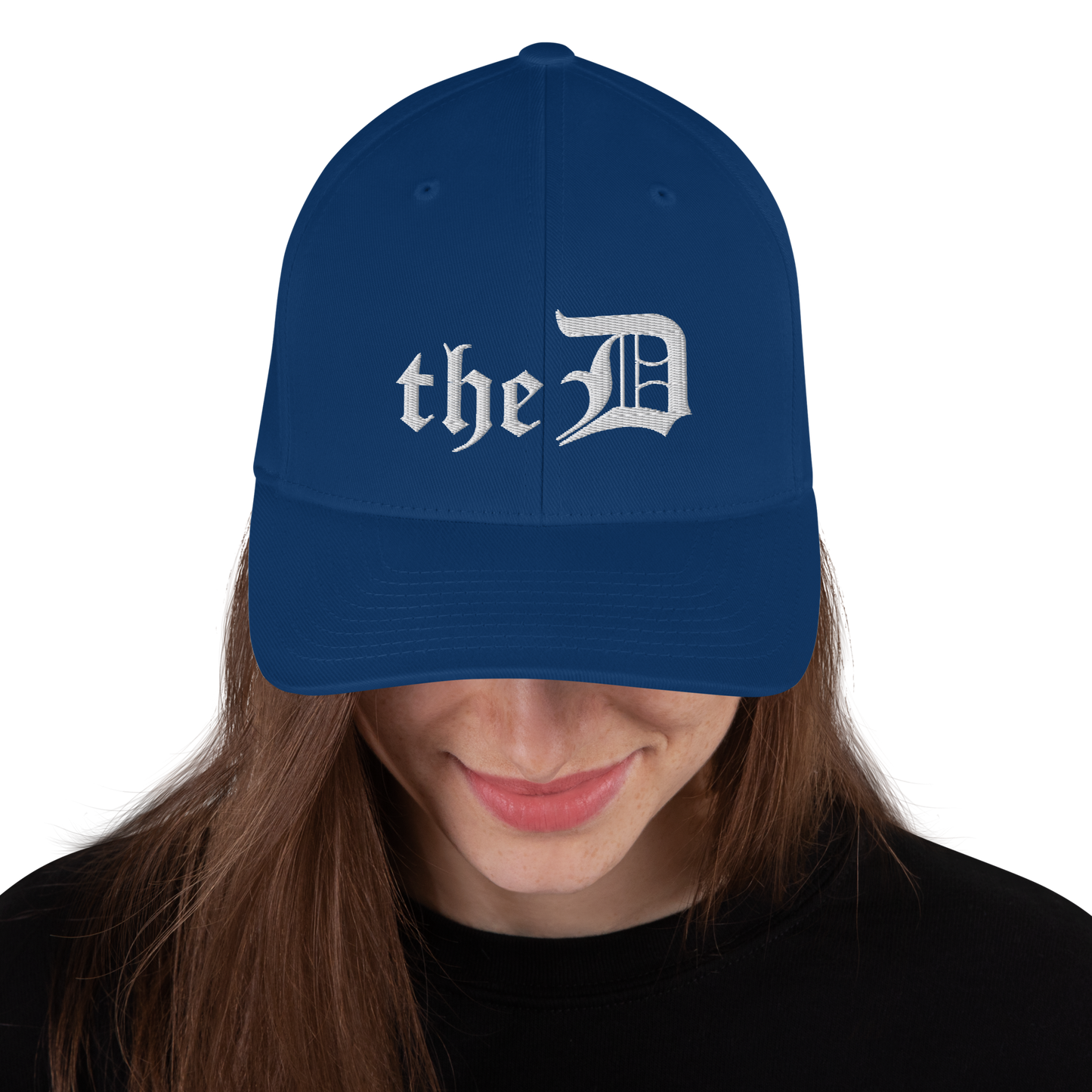 Detroit 'The D' Fitted Baseball Cap