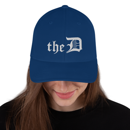 Detroit 'The D' Fitted Baseball Cap