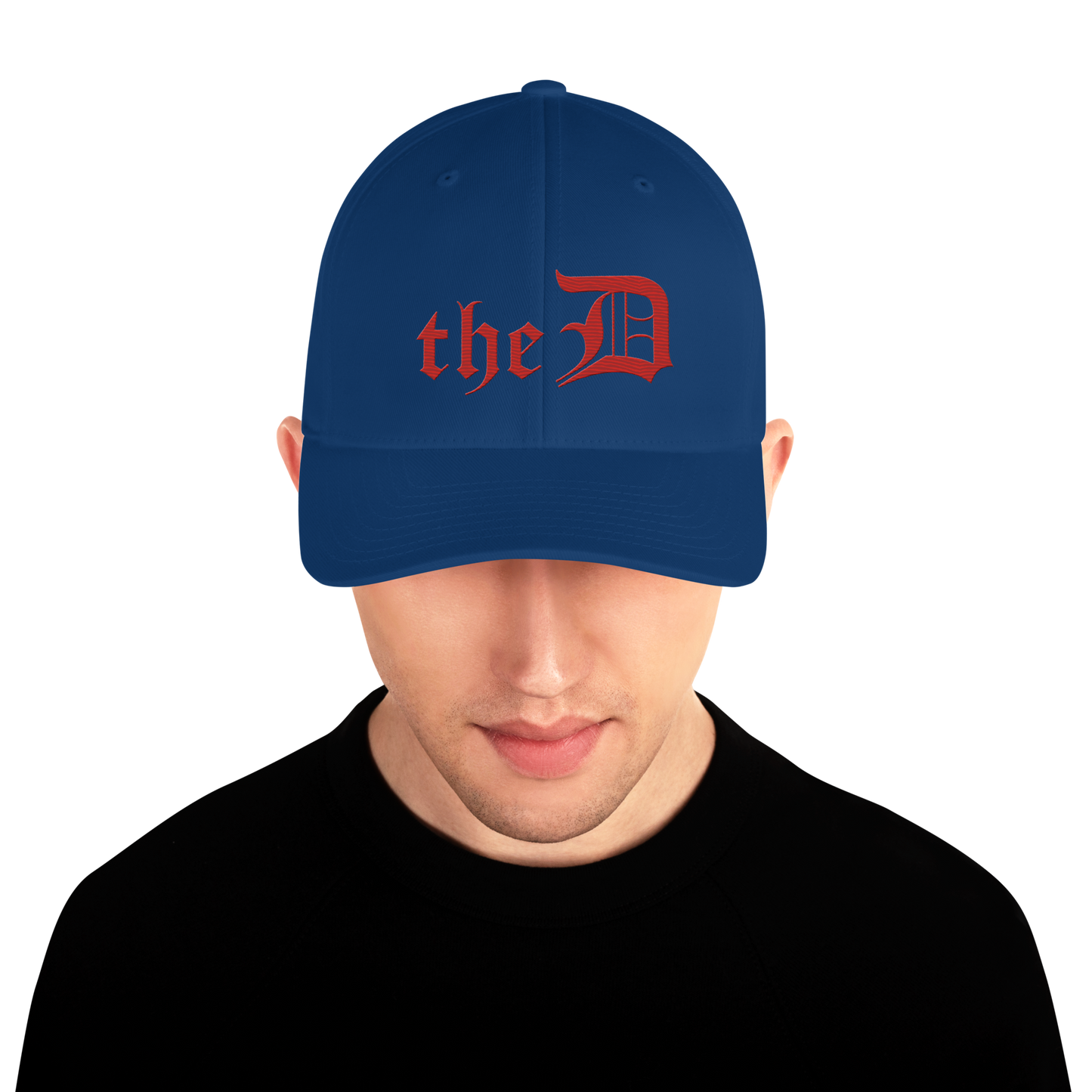 Detroit 'The D' Fitted Baseball Cap | Aliform Red