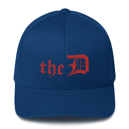 Detroit 'The D' Fitted Baseball Cap | Aliform Red