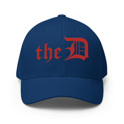 Detroit 'The D' Fitted Baseball Cap | Aliform Red