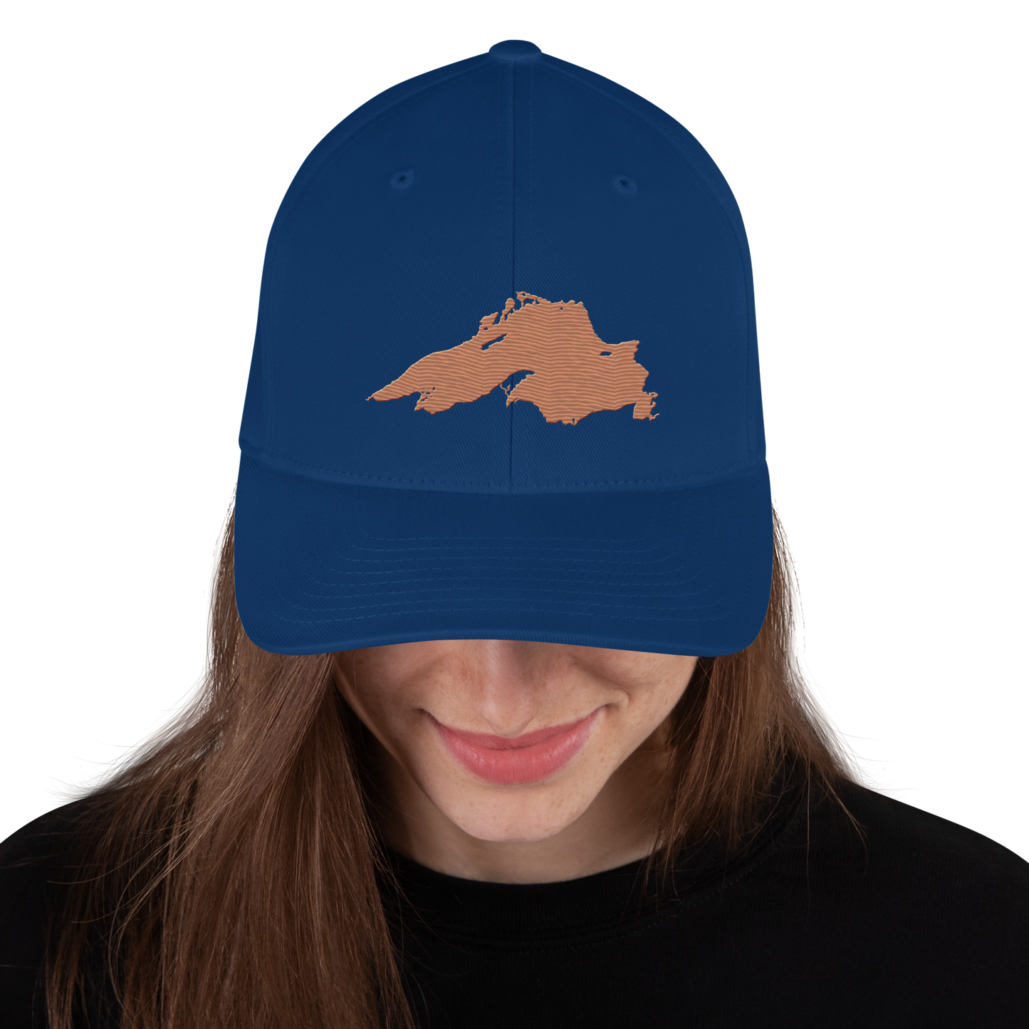 Lake Superior Fitted Baseball Cap | Copper