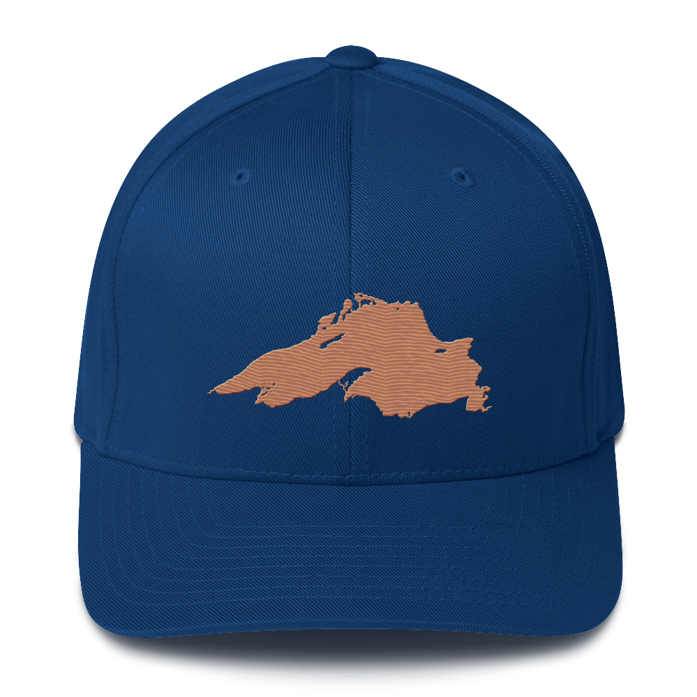 Lake Superior Fitted Baseball Cap | Copper