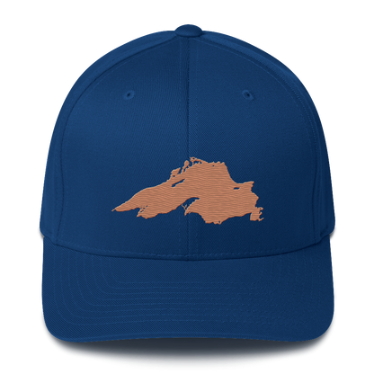 Lake Superior Fitted Baseball Cap | Copper