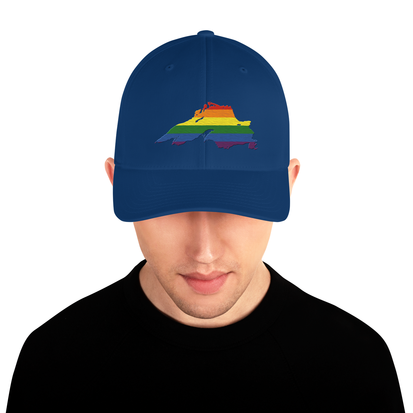 Lake Superior Fitted Baseball Cap | Rainbow Pride Edition