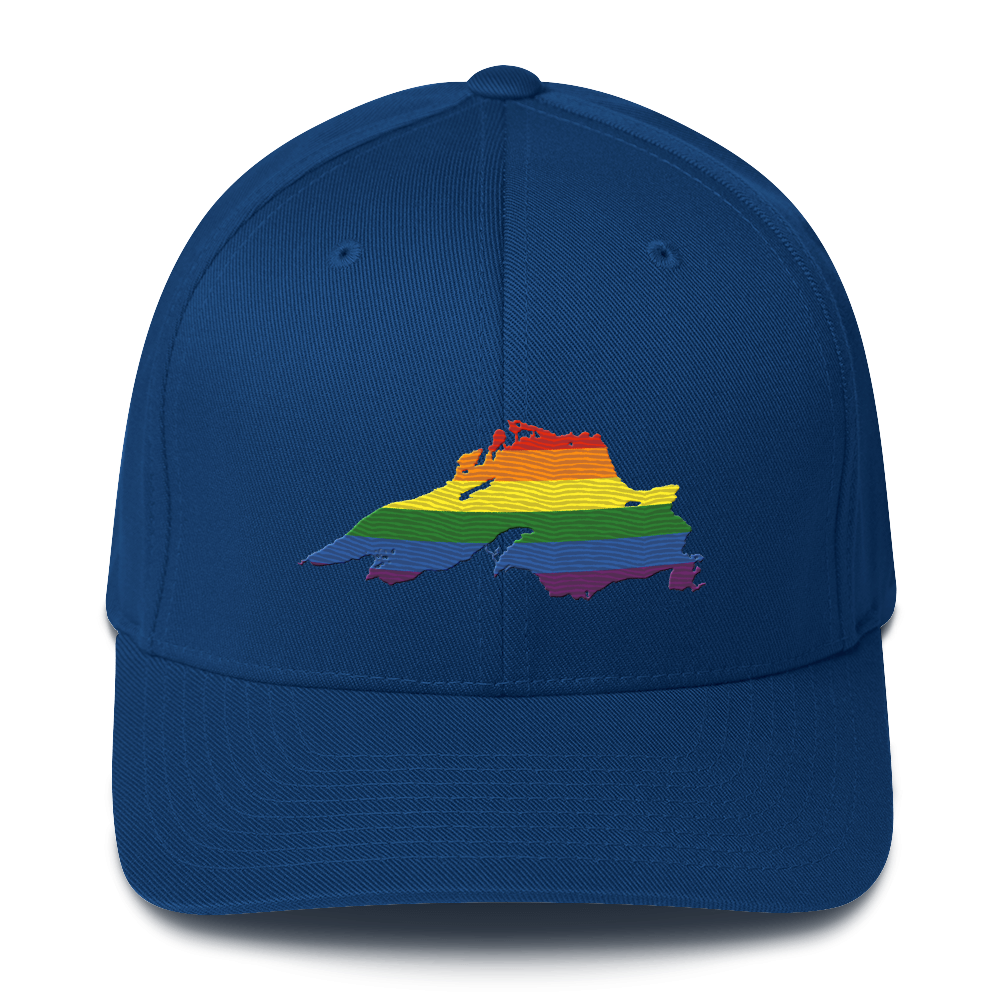 Lake Superior Fitted Baseball Cap | Rainbow Pride Edition
