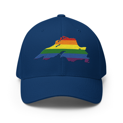 Lake Superior Fitted Baseball Cap | Rainbow Pride Edition